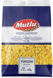 MUTLU YÜKSÜK MAKARNA 500 GR.